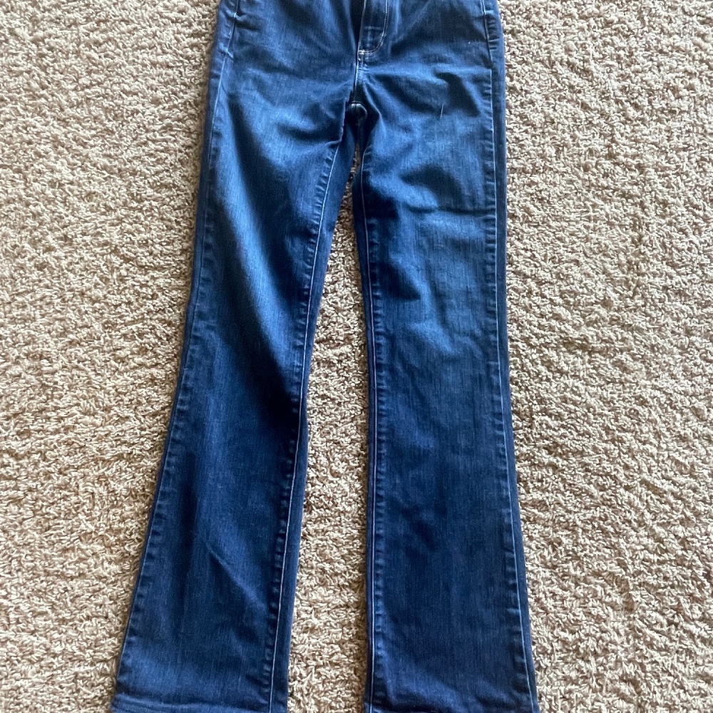 Page Blue Denim High Waste, Boot Cut Jeans